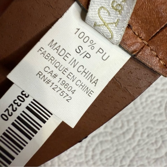 Costa Blanca Woven Brown Belt with Silver Buckle - Picture 6 of 7